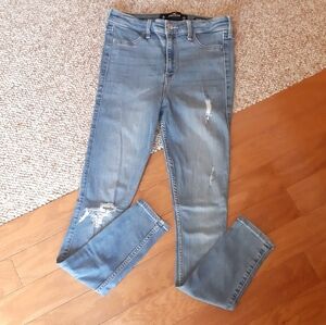 Hollister Distressed High Rise Jean Legging Jeans size 5